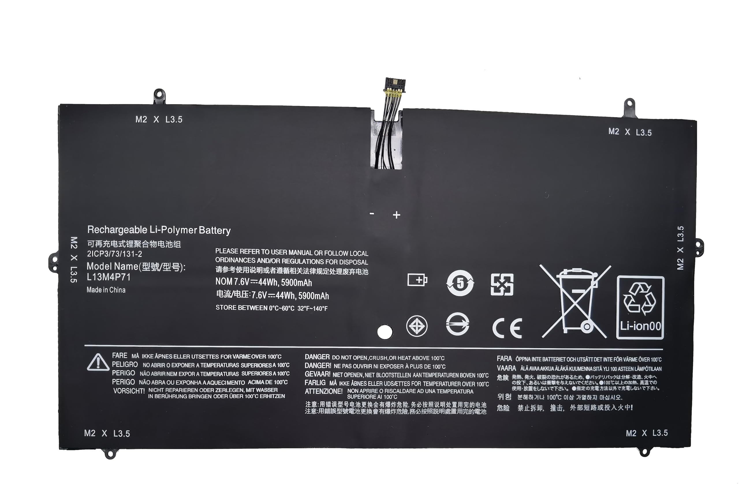 Amazon.com: FLYRLB L13M4P71 L14S4P71 Replacement Laptop Battery