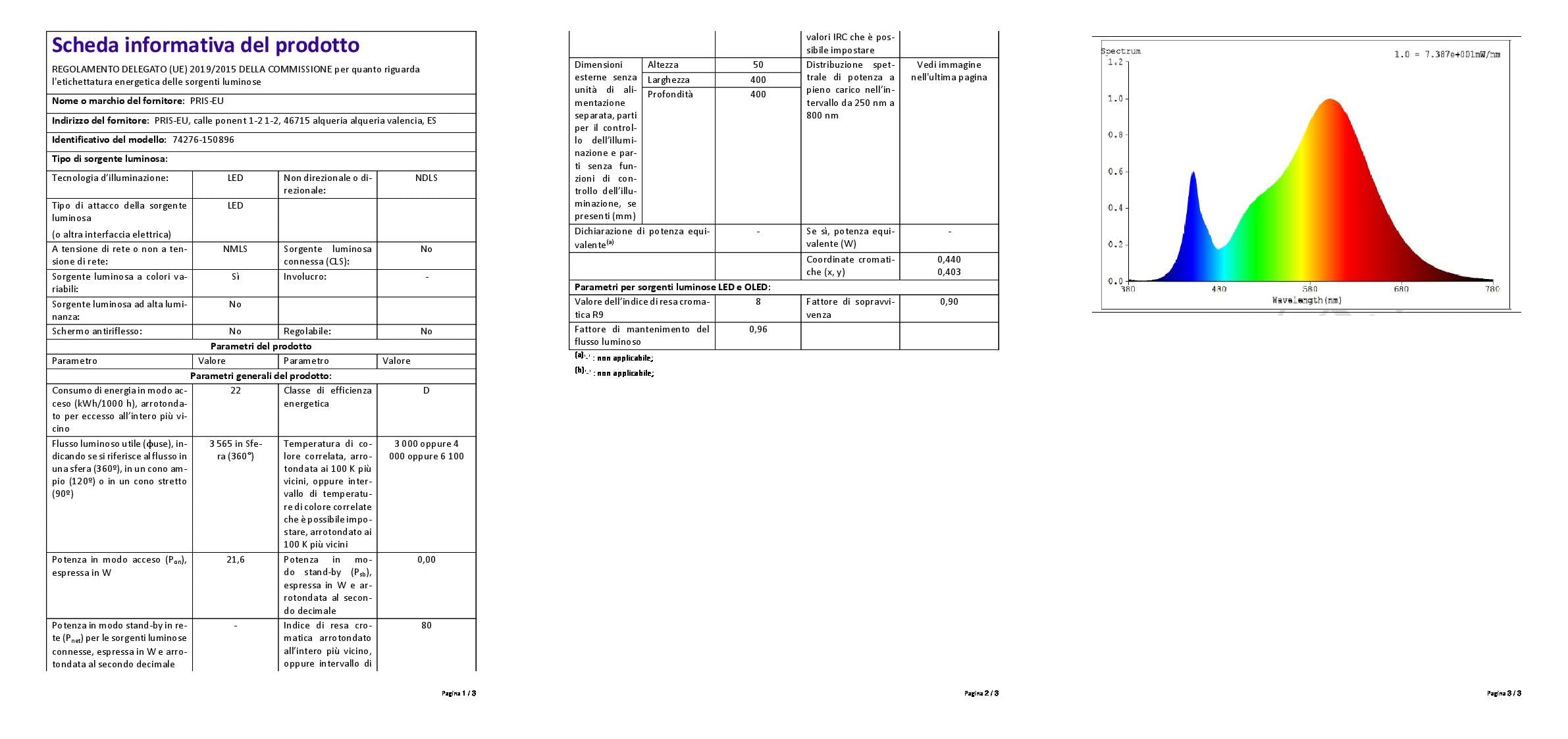 Plafoniera LED A Forma Di Macaron - 40cm, 3 Temperature Colore, Design Moderno - Foto 11
