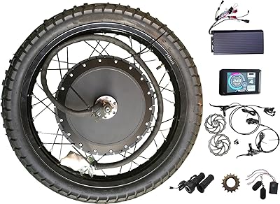 NB POWER 150mm Dropout QS 273 8000W motorwheel Ebike kit with 150A Sabovoton Controller,Hydraulic Brake with disc Brake (19inch 3.5T high Speed 8000W Ebike kit)