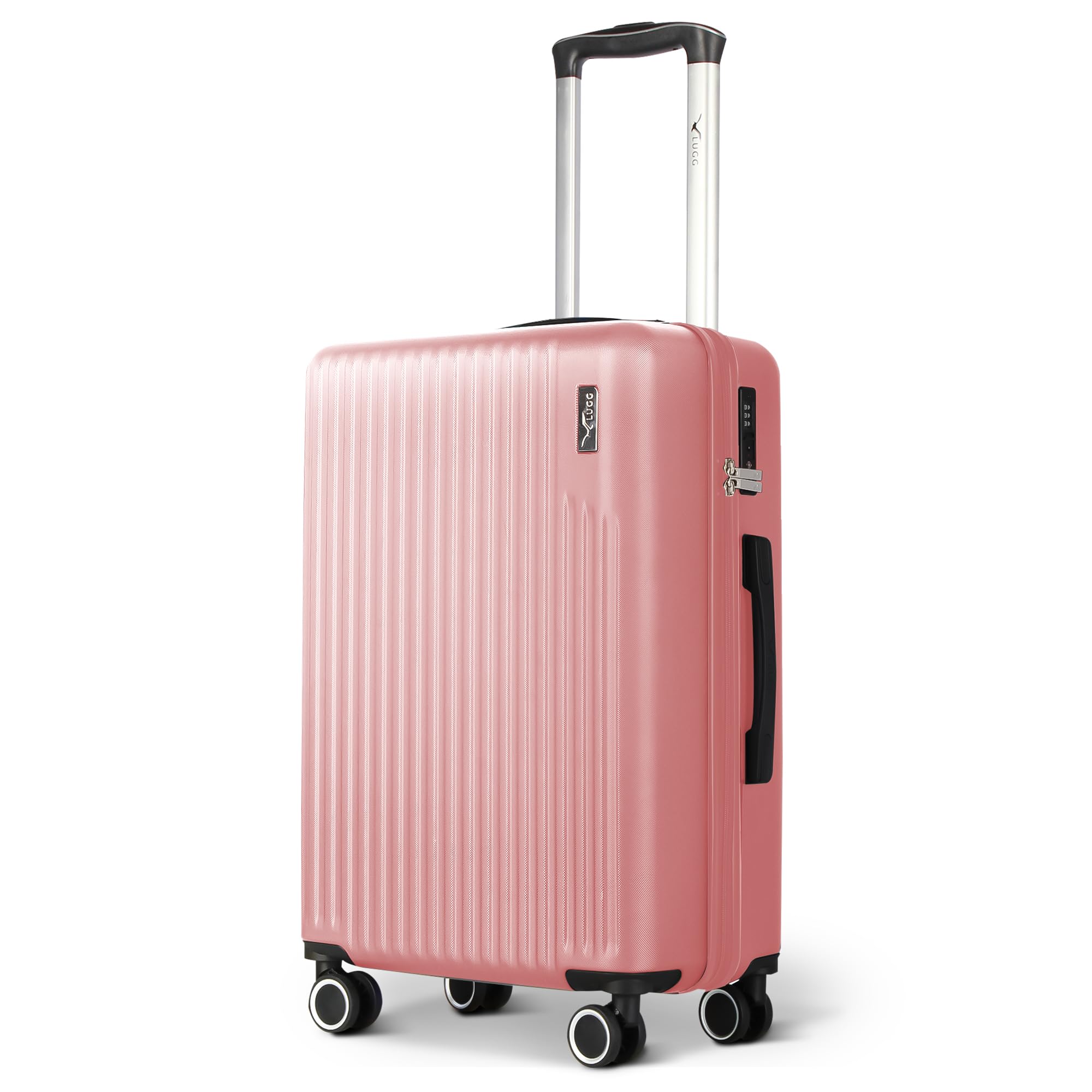 LUGG 20inch Vacay Suitcase ABS Luggage with TSA Indent Lock, Aluminium Trolley Handle, 360° Spinner Wheels, Water-Resistant & Durable Material - Airline Compatible (55 x 23 x 35cm) — view 11
