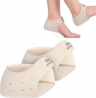Frido Orthotics Heel Protector for Heel Pain Relief | Gel Heel Pad with Velcro Strap | Anti-Slip Heel Cup Cushion for Men... Price In India