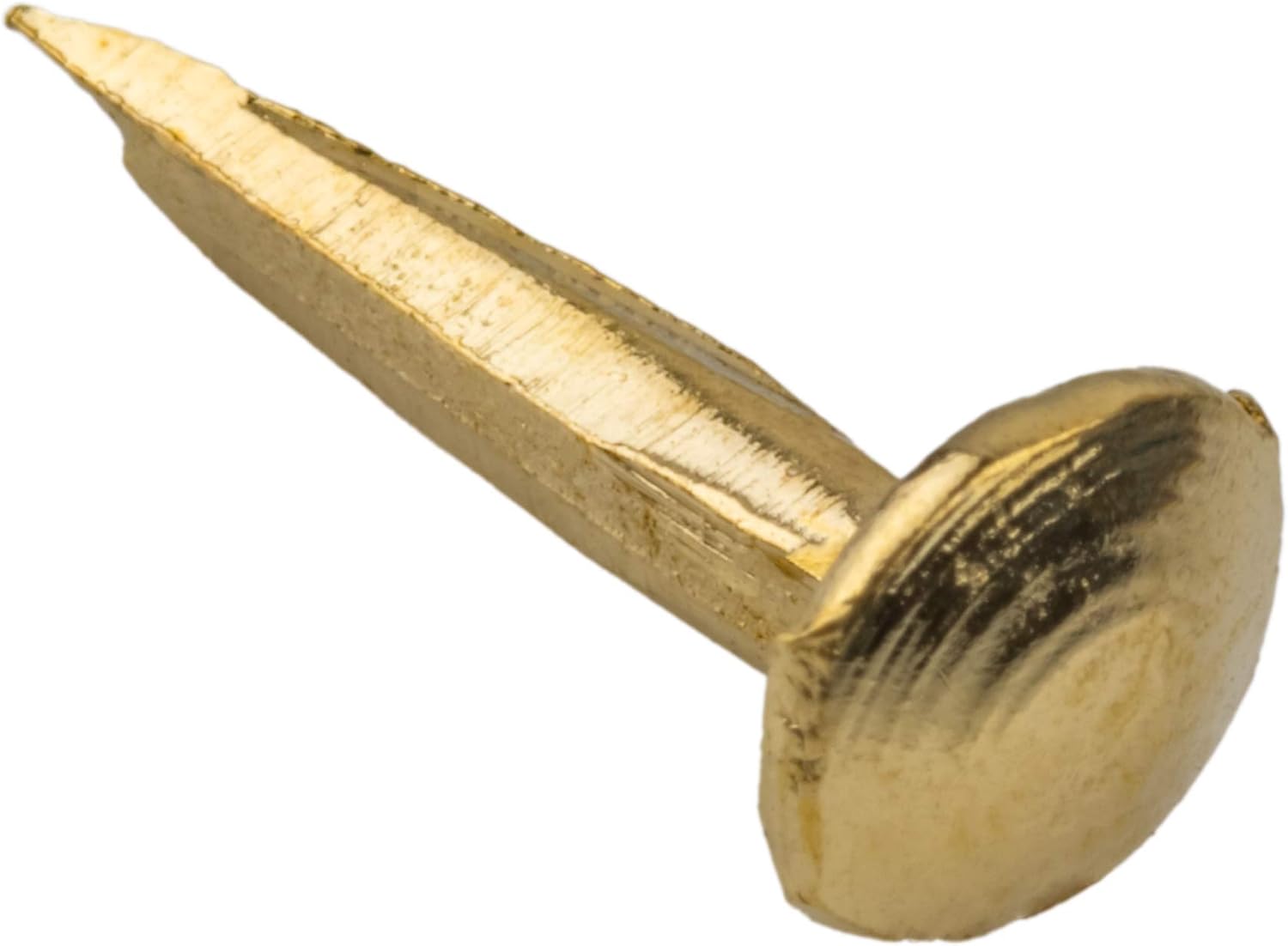 Steel with Brass Plated Trunk Nails 1/2" Long 1/4 lb