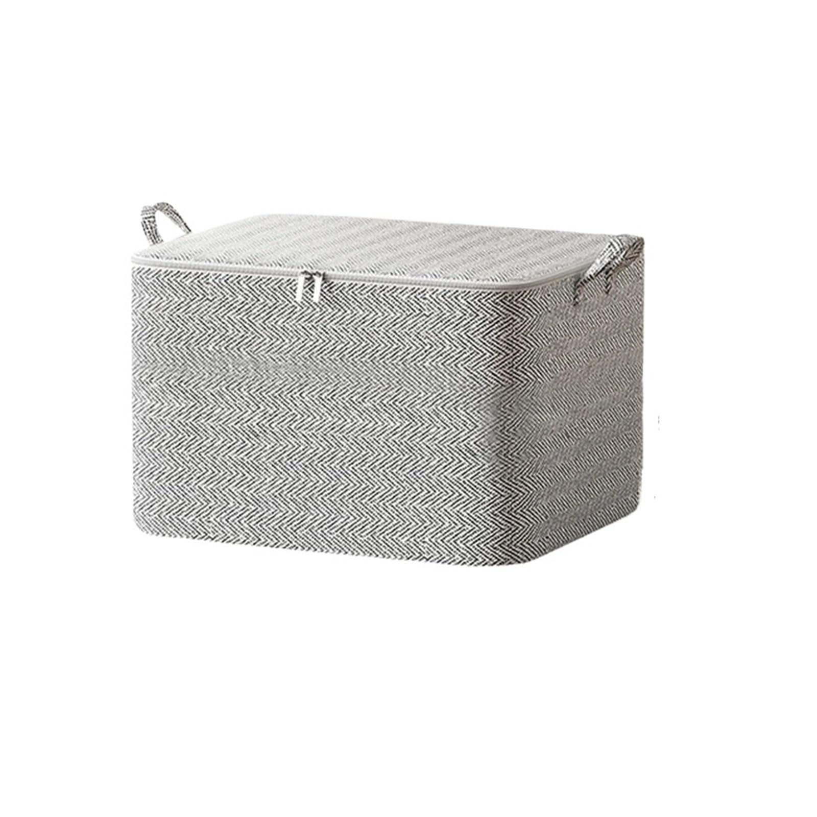 DSFIHJO Fabric Storage Boxes Folding Storage Boxes Cloth Storage Bags Storage Bags For Clothes(S)