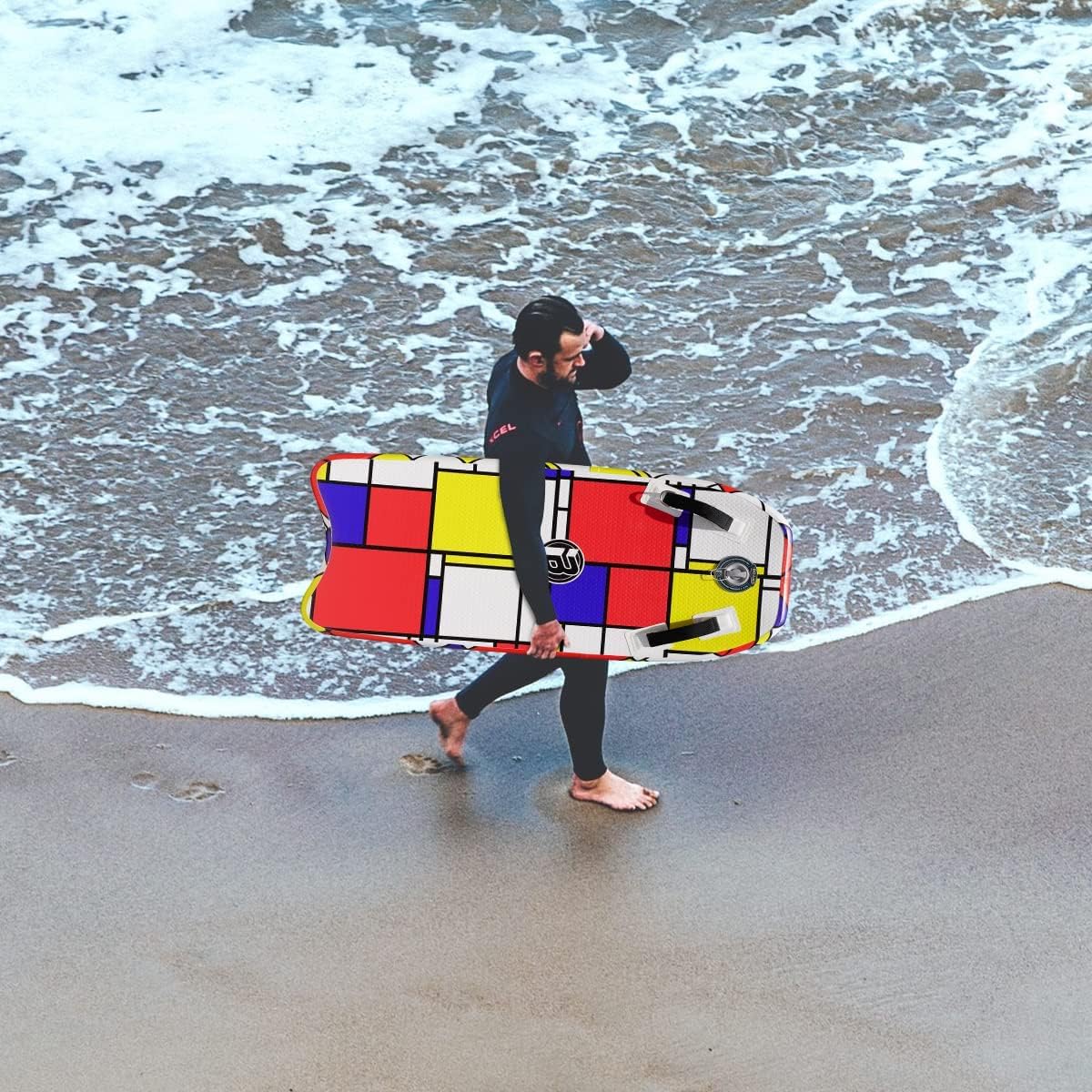 Tragbares aufblasbares Bodyboard, 106,7 cm, mit SUP-Technologie, solide und stabile Plattform und Auftrieb für Erwachsene oder Teenager