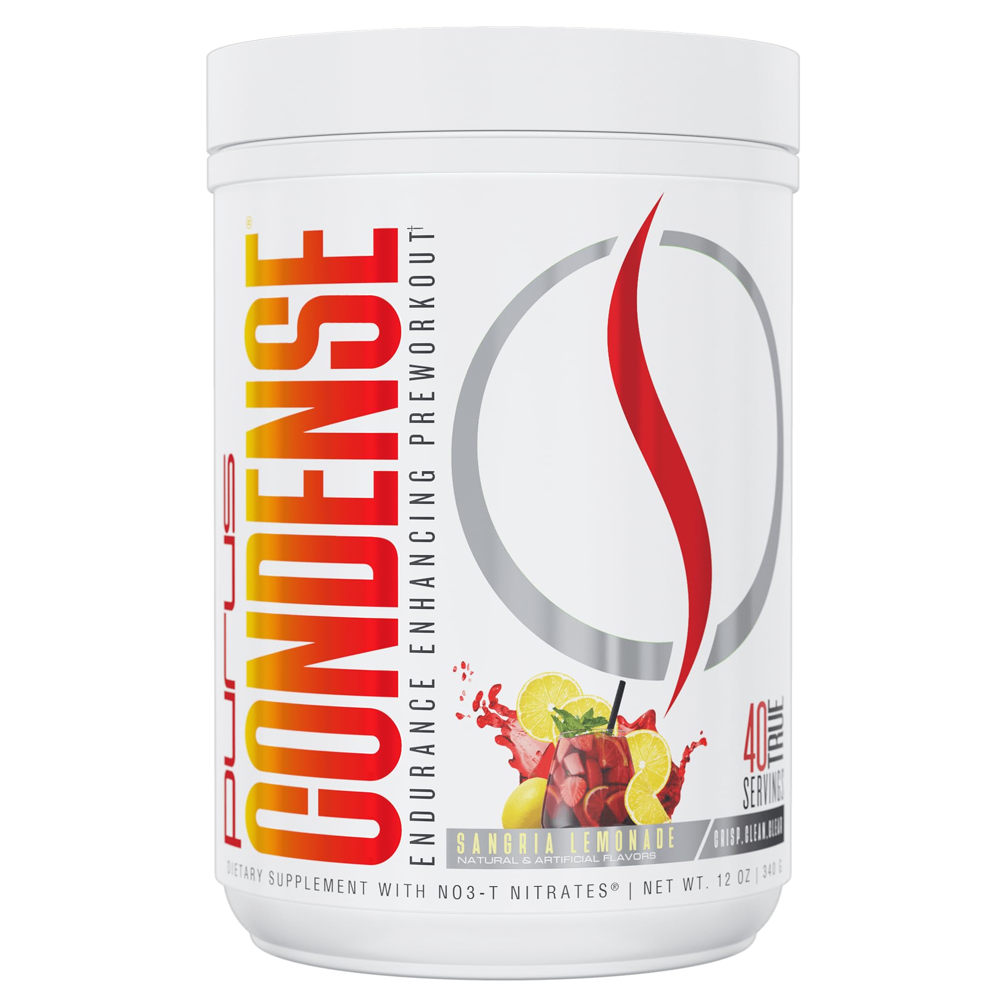 CONDENSE Endurance Enhancing Pre-Workout (40 Servings) (Sangria Lemonade)