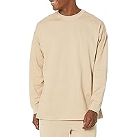 Amazon Essentials Maglietta Oversize a Maniche Lunghe in Cotone Biologico Uomo