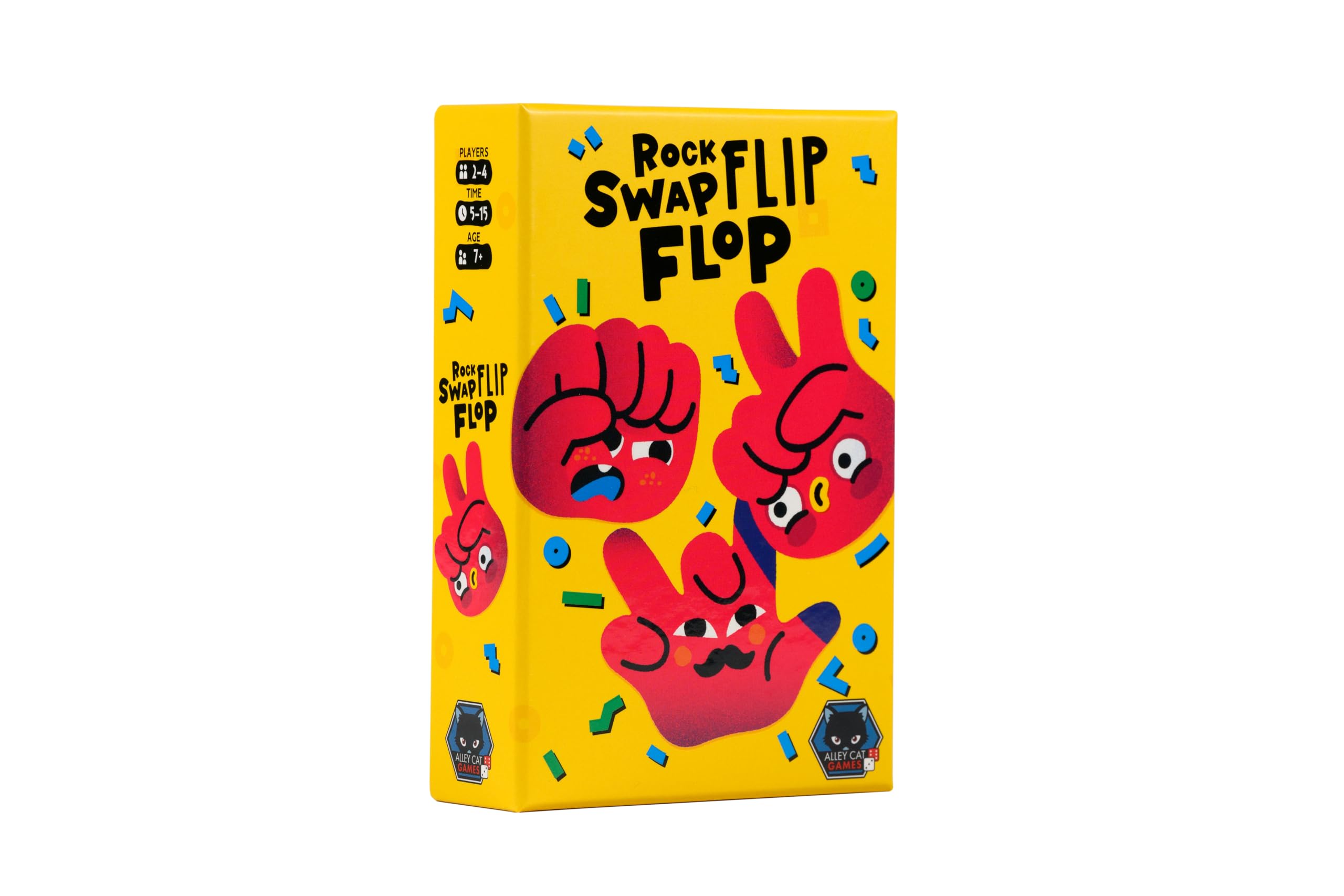 Rock Swap Flip-Flop Board Game, Ages 7+, Alley Cat Games