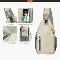 SKYSPER Könnyű Vízálló Oldaltáska - Férfi Crossbody Válltáska Túrázáshoz, Sportoláshoz és Utazáshoz, 25x30 cm, 320g 4