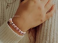 Vista 767 de Amazing Gemstone Crystal Bracelet for Women Men's Gifts - Protection Healing Crystal Bracelet - 8mm Gemstone Beaded Adjustable Bracelet Pulseras