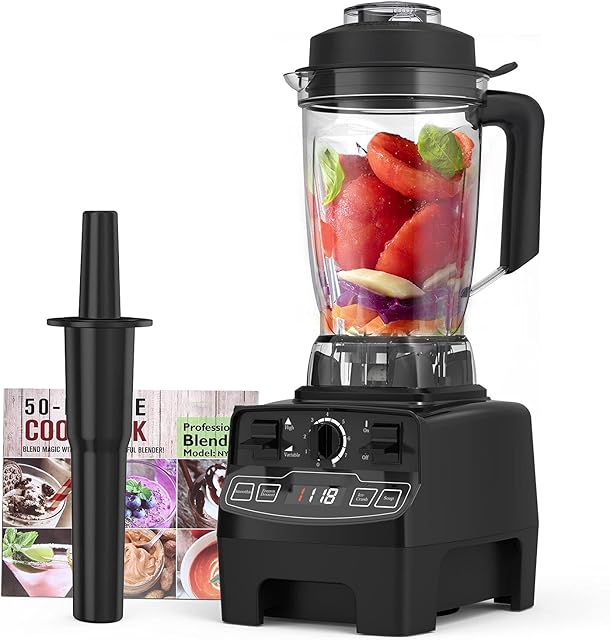 Blender Smoothie Maker, 2000W High Speed Professional Smoothie Blender Mixer with 8 Adjustable Speeds, 4 Preset Programs and 2L Tritan Jar, 33,000 U / Min, BPA Free