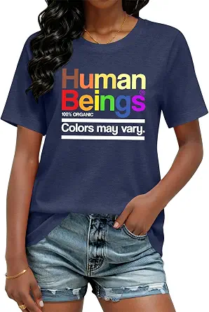 Juneteenth Shirts Women Human Beings T-Shirt Celebrate Black Freedom