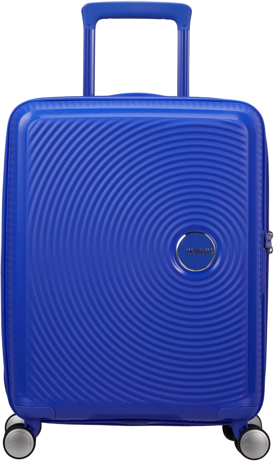 American Tourister Soundbox Mini Extra Small Luggage Suitcase 47 cm 22 L, Cobalt Blue, 55 x 40 x 20 cm, Soundbox