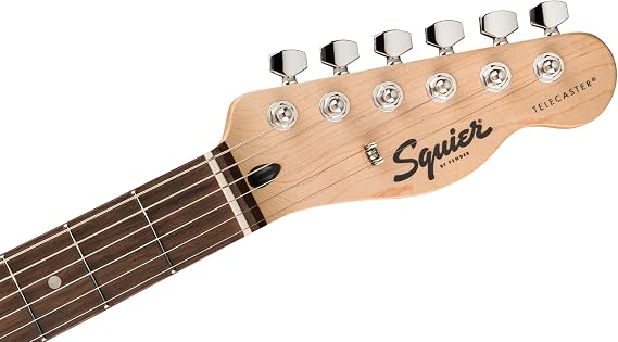 Squier Sonic Telecaster Electric Guitar, Canary Yellow, Laurel Fingerboard