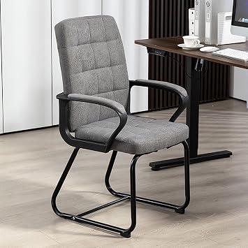 SAZDFY Office Guest Chair, Faux Leather/Velvet Reception Chair No Wheels Stationary Desk Chair with Arms, Comfortable Computer Chair for Meeting Conference Room Lobby, Velvet K