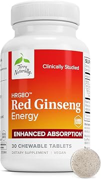 Terry Naturally EuroPharma Red Ginseng 30 Chewable