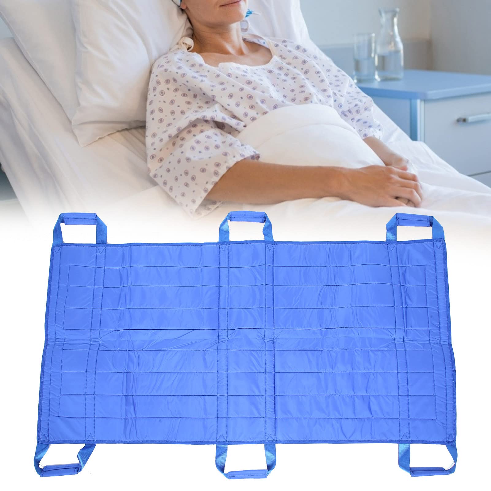 Sábanas de transferencia resistentes de 150 kg de capacidad, para cuidado del hogar, plegables, para rotar, levantar, reposicionar, para ancianos de incontinencia
