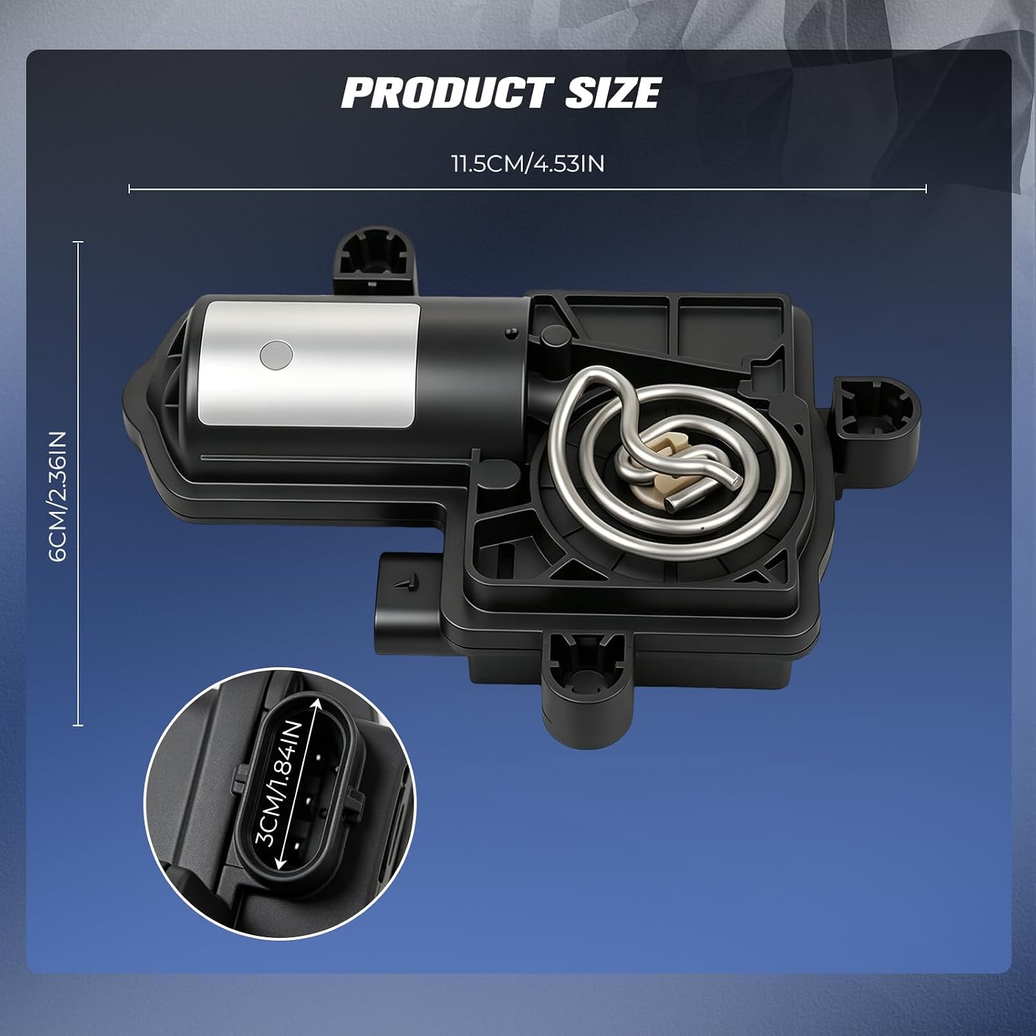 left side Active Exhaust Valve Actuator replace 68239269