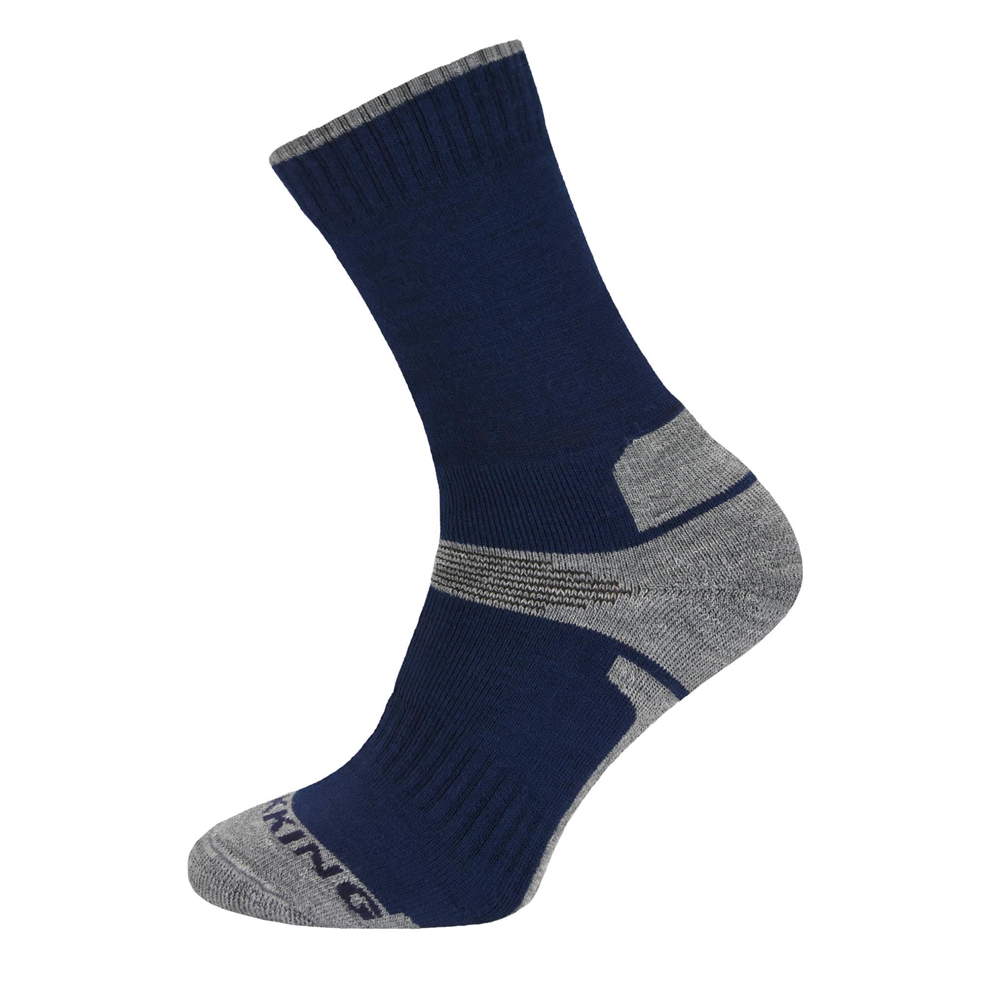 3er Pack Kinder Wandersocken Merinowolle | Comodo | Atmungsaktiv Leichte Anti-Blasen Trekking Laufensocken für Jungen