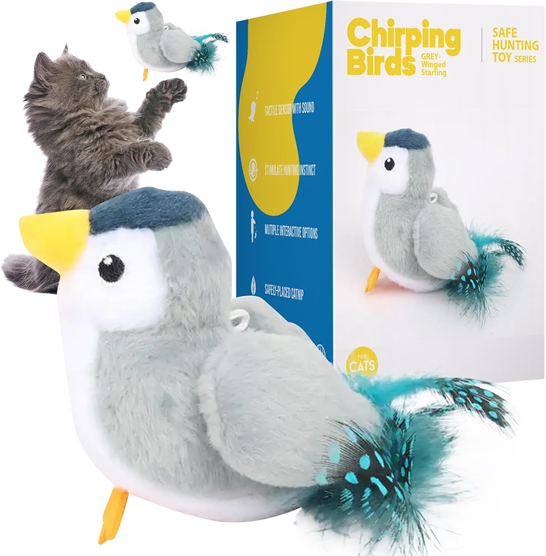 Ipawspace Catnip Cat Toys Boredom Relieve Teeth and