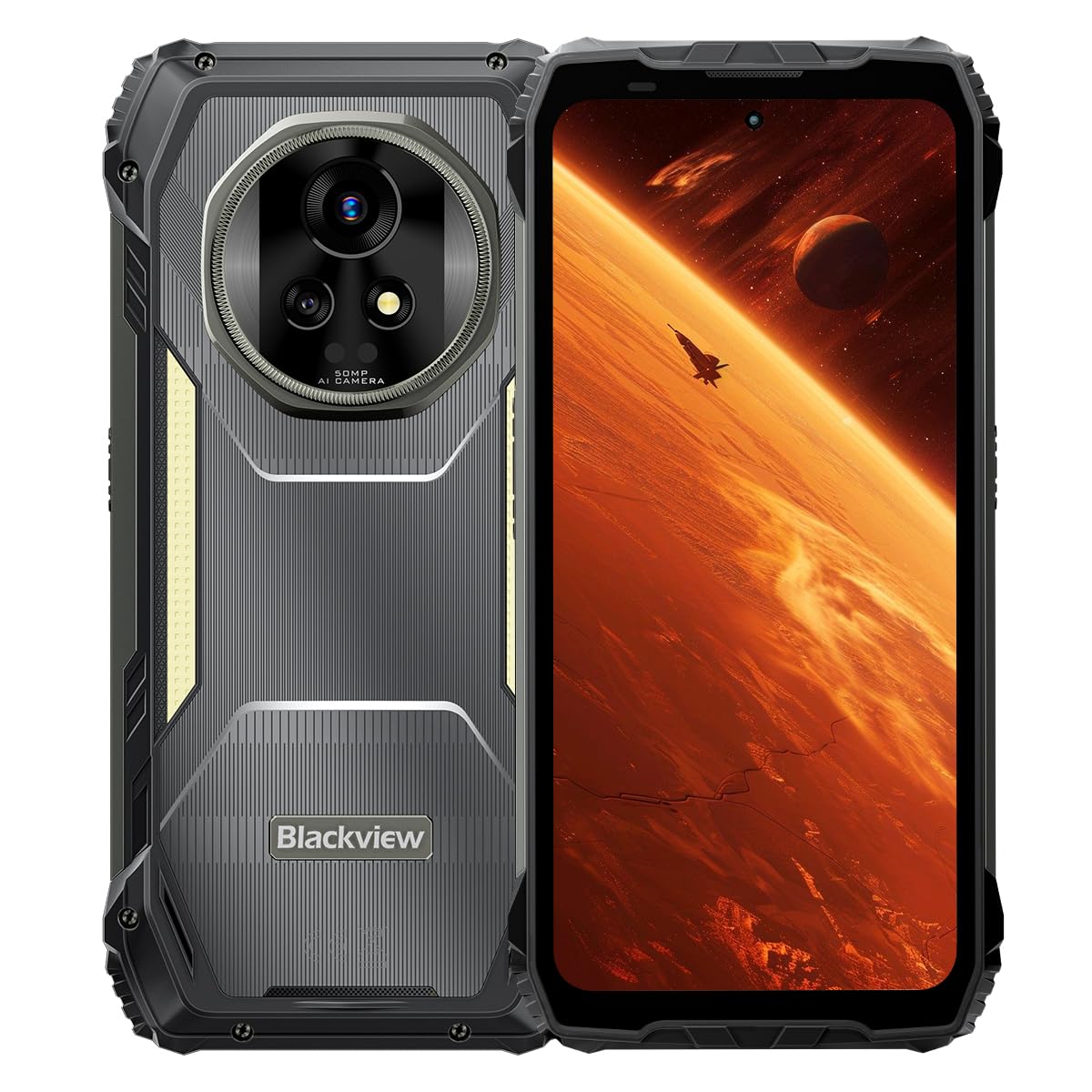 Blackview XPLORE 2 | 6,73" 120Hz | 36GB RAM + 256GB (2TB) | Negro | Android 15 | 50MP + 50MP + 20MP Night Vision | Batería 20000mAh | IP68/IP69K | Dual SIM | 5G | Garantía de 2 años