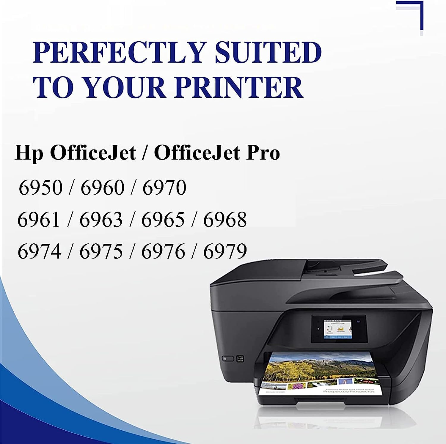 Gilimedia 903 XL 903XL Cartuccia di Inchiostro Compatibile Per HP 903 903XL per HP OfficeJet 6950 6960 per OfficeJet Pro 6960 OfficeJet Pro 6970 All-in-One Stampante (Nero,Ciano,Giallo,Magenta,4-Pack)