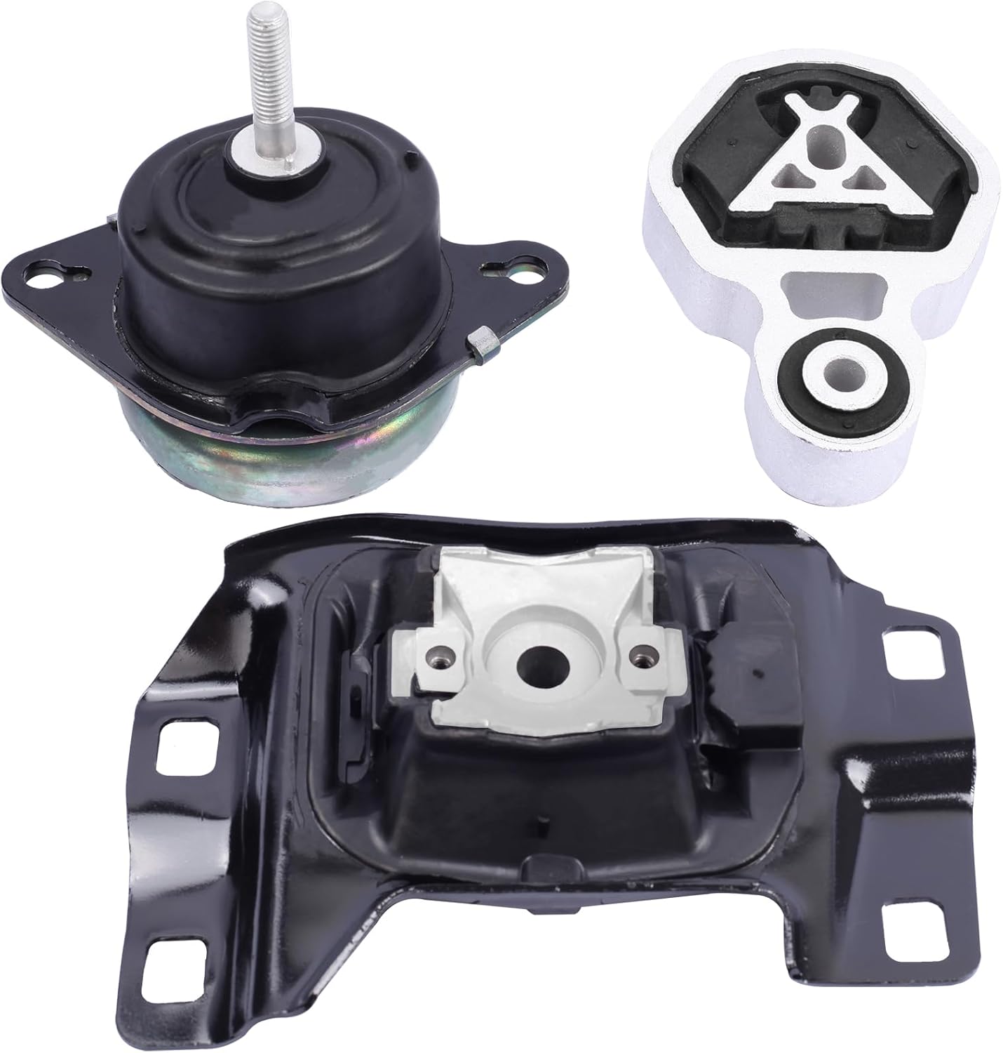 Engine Motor and Transmission Mount Kit, Compatible with 2012-2015 Explorer 2.0L L4 Turbocharged Engine,Replace OE A5634 BB5Z6038F A5614 BB5Z6068B A5612 AV6Z6068A Set of 3