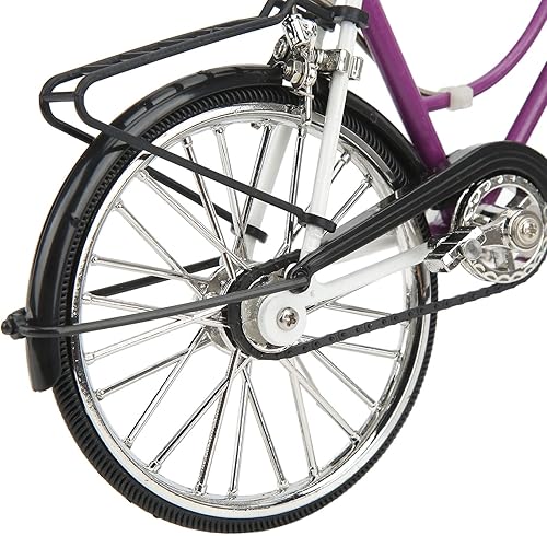 Miniatura 2 de Mini modelo, material de aleación, antiguo juego de juguete para ansiedad en miniatura, conjunto de colecciones de modelos de bicicleta de metal,