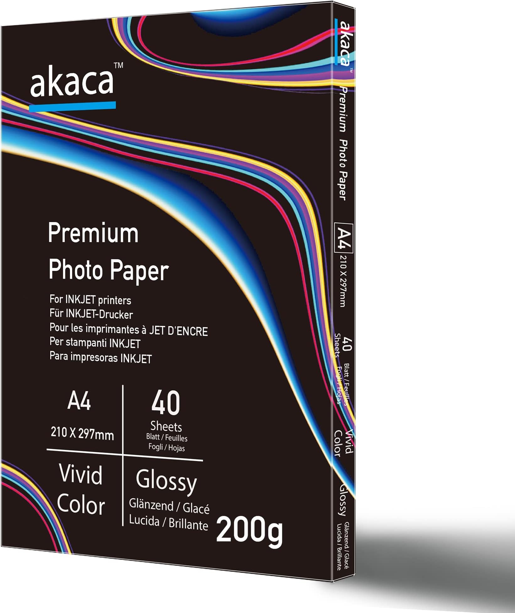 akaca Carta Fotografica Lucida Perlata Pearl Impermeabile Brillante A4 ...