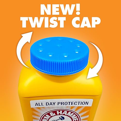 Miniatura 7 de Arm & Hammer Polvo para pies para zapatos y pies, sin talco, control de humedad y olor para hombres y mujeres, 7 onzas (paquete de 3)