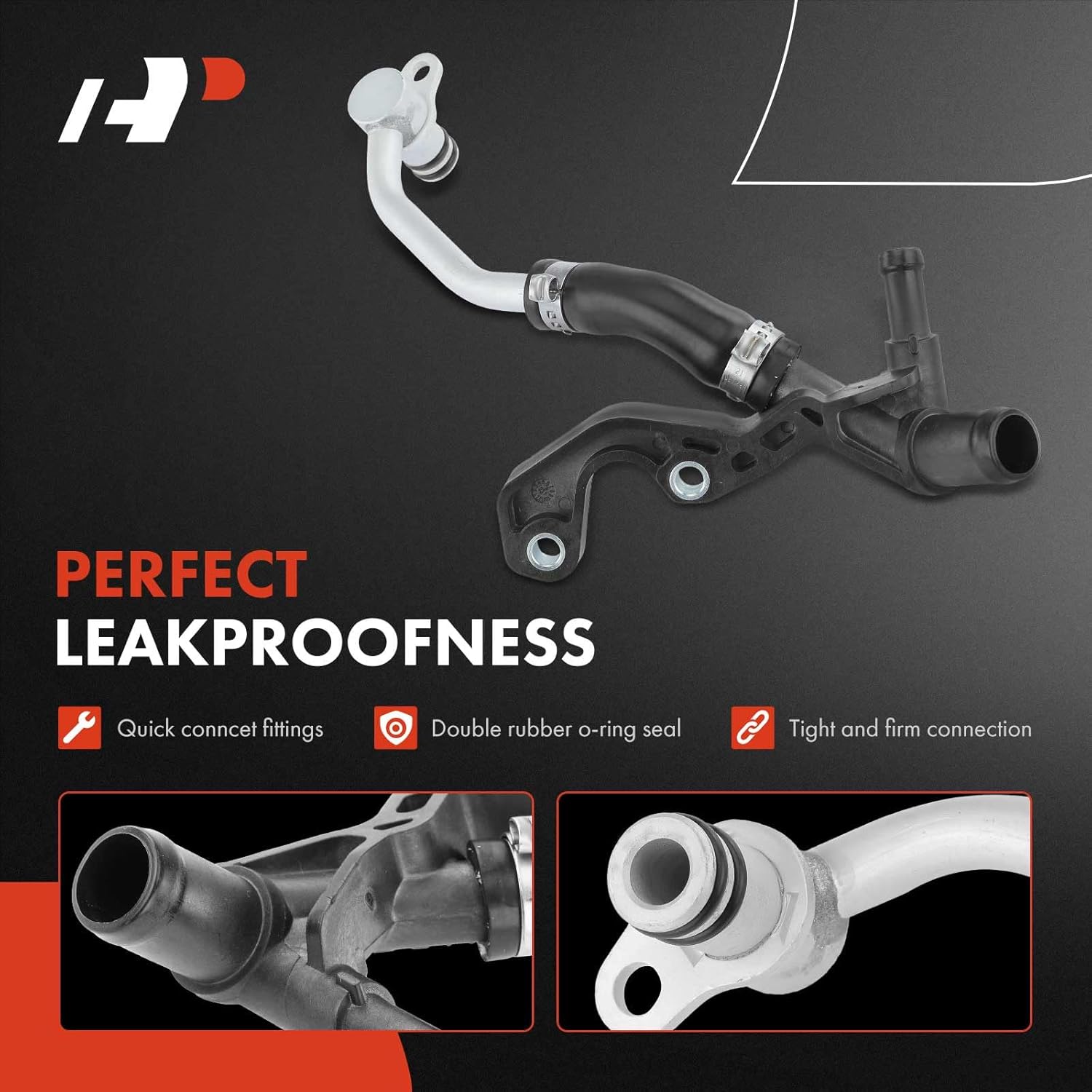 A-Premium Left Driver Side Turbocharger Coolant Line Compatible with Mercedes-Benz GL450 2013-2014 GL550 2013-2016, GLE500 2016-2019, GLS550, ML550