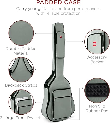 Miniatura 9 de Guitarra Eléctrica Acústica Bass Azul construcción de madera maciza con ecualizador
