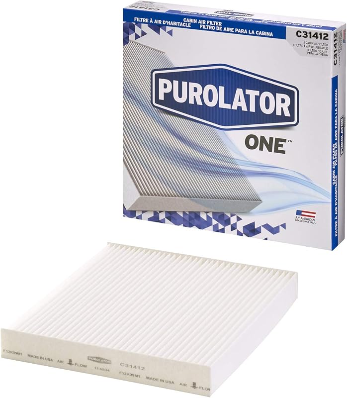 Filtro de cabine PurolatorONE C31412 para Ford Ranger 2019–2022 – 1 unidade