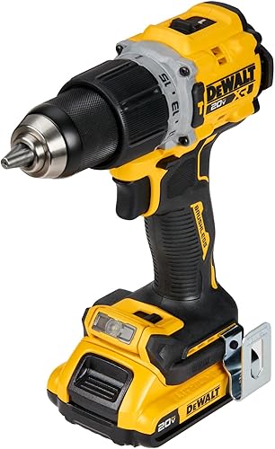 Miniatura 6 de DEWALT 20V MAX* XR Taladrodestornillador inalámbrico sin escobillas de 12 pulg. Kit de martillo (DCD805D2), Amarillo