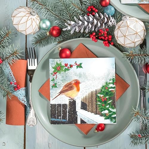 Miniatura 7 de Servilletas de papel de 20 unidades, 13 x 13 pulgadas, diseño de animales de animales de tigre, servilletas de cóctel de 3 capas para arte, cena y