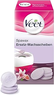 Veet Spawax Warmwachsscheiben für das Veet Spawax Wachsgerät – Langanhaltende Haarentfernung für seidig-glatte Haut – 1 x ...