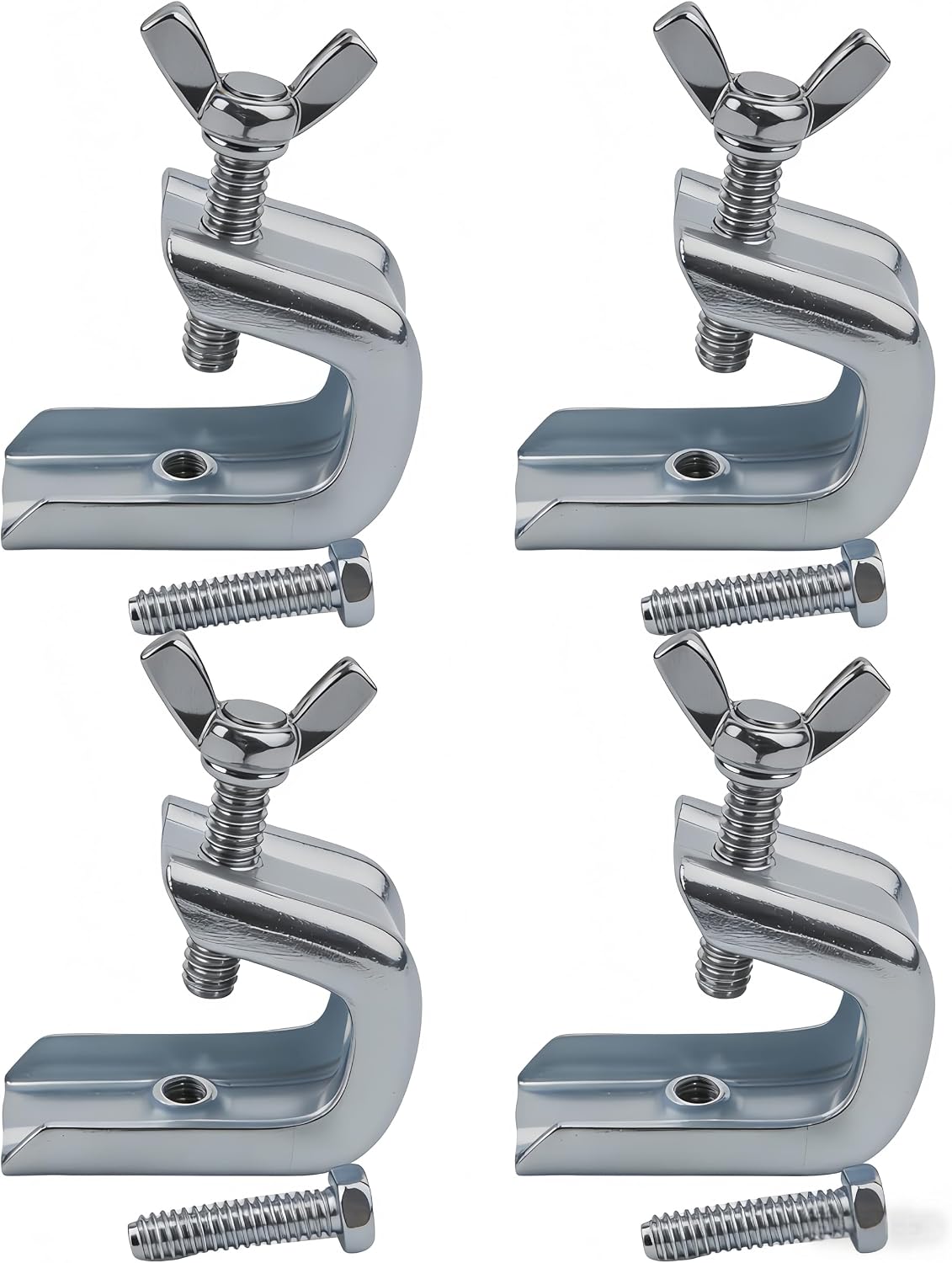 Fireplace Damper Clamp for Gas Logs, Flue Stop, 4 Piece