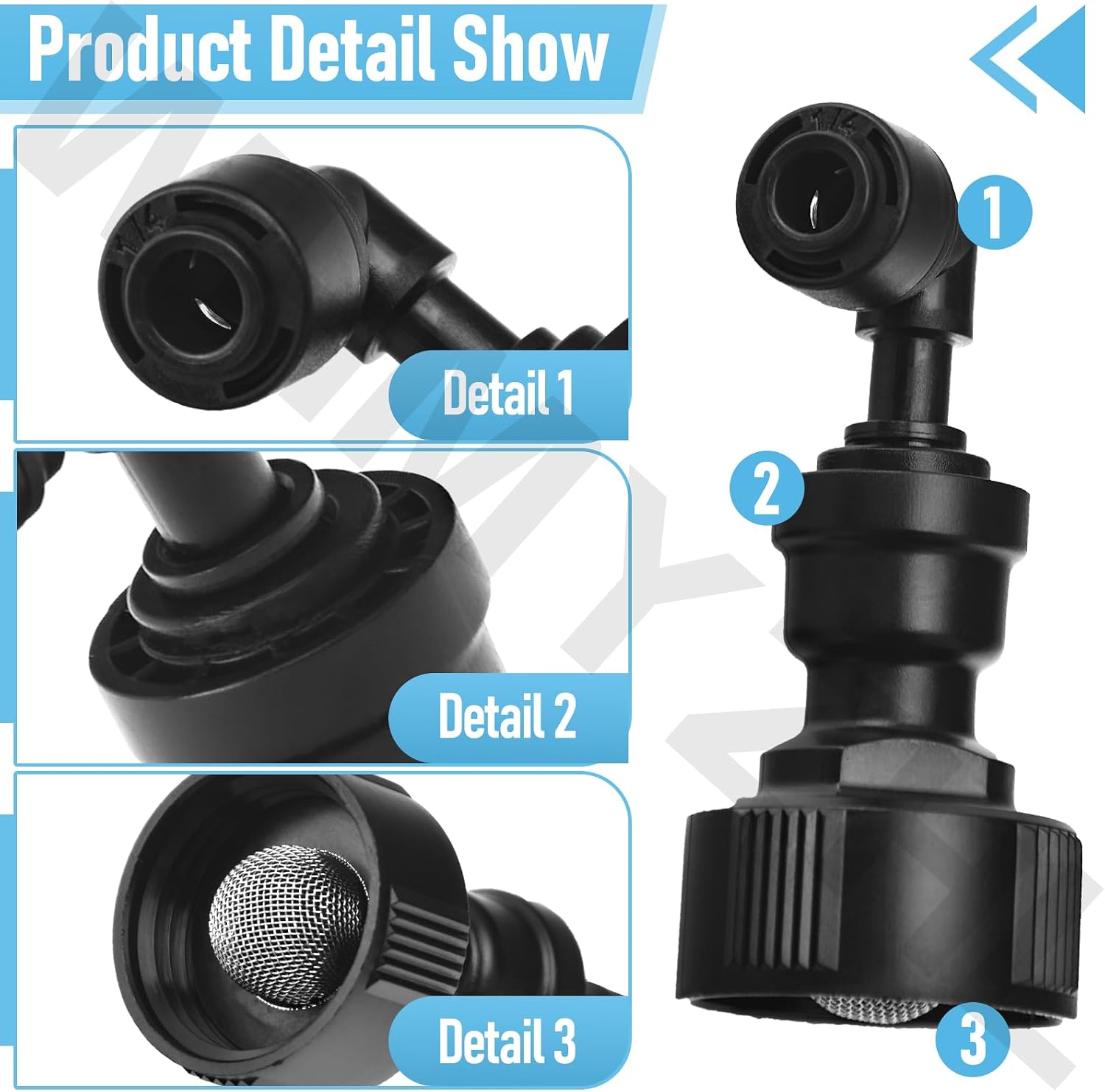 Direct Water Line Hookup with Elbow for K-eurig Commercial Brewers image 5