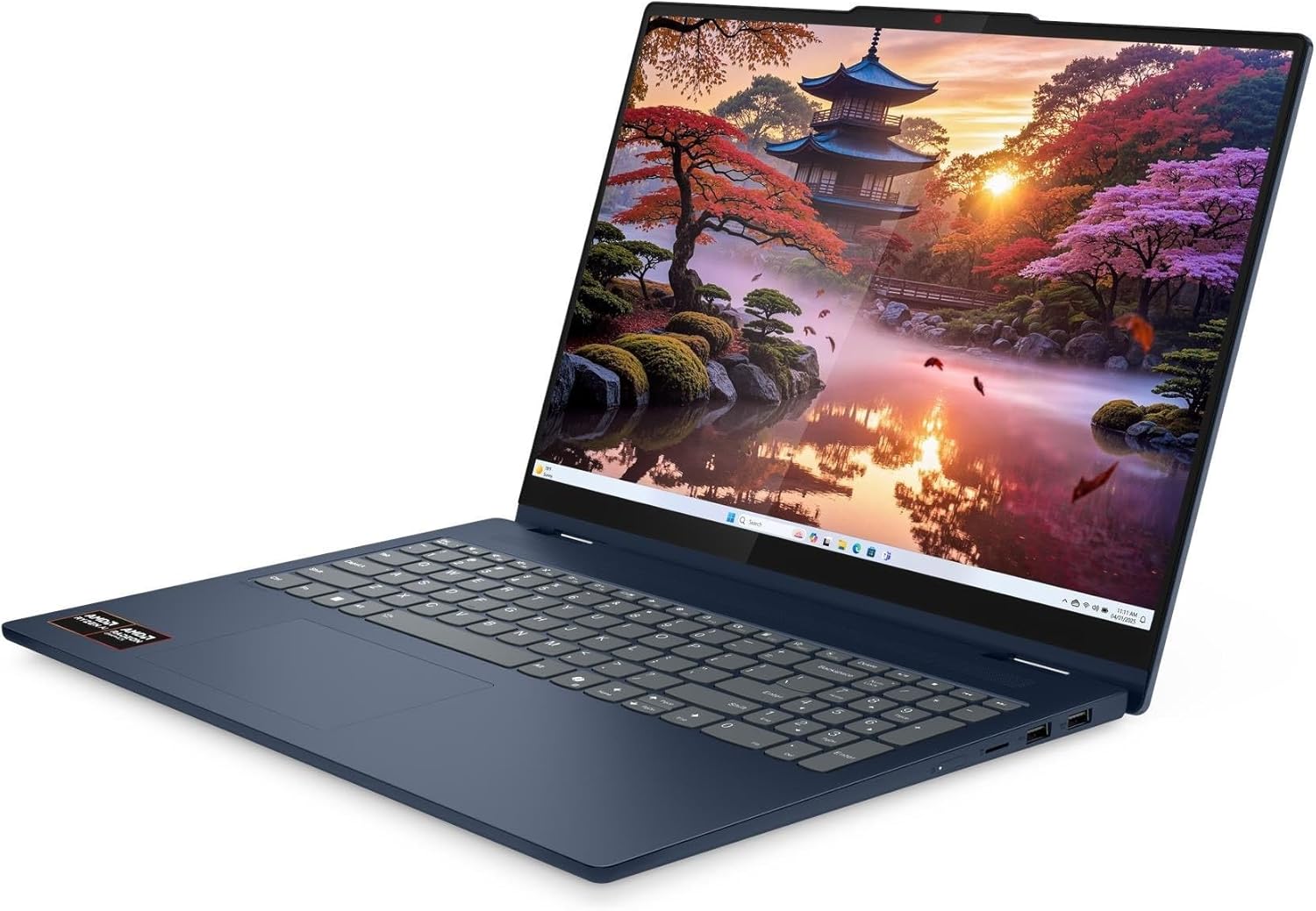 Lenovo IdeaPad 5 2-in-1 Personal Laptop, 2025, 16" 1920x1200, Touch, AMD-8 CoreAMD Ryzen AI 7 350, 16GB LPDDR5, 512GB SSD, Win11 Pro, Backlit KB, Wi-Fi 7, BT 5.4, 1080P + IR Camera, Cosmic Blue