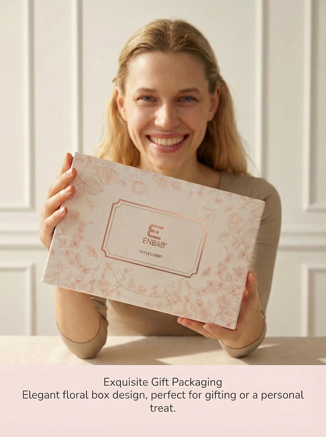 Nipple Covers for Women, Reusable Adhesive Silicone Bra Pasties for Bikini Swim,Strapless Dress - Image 5