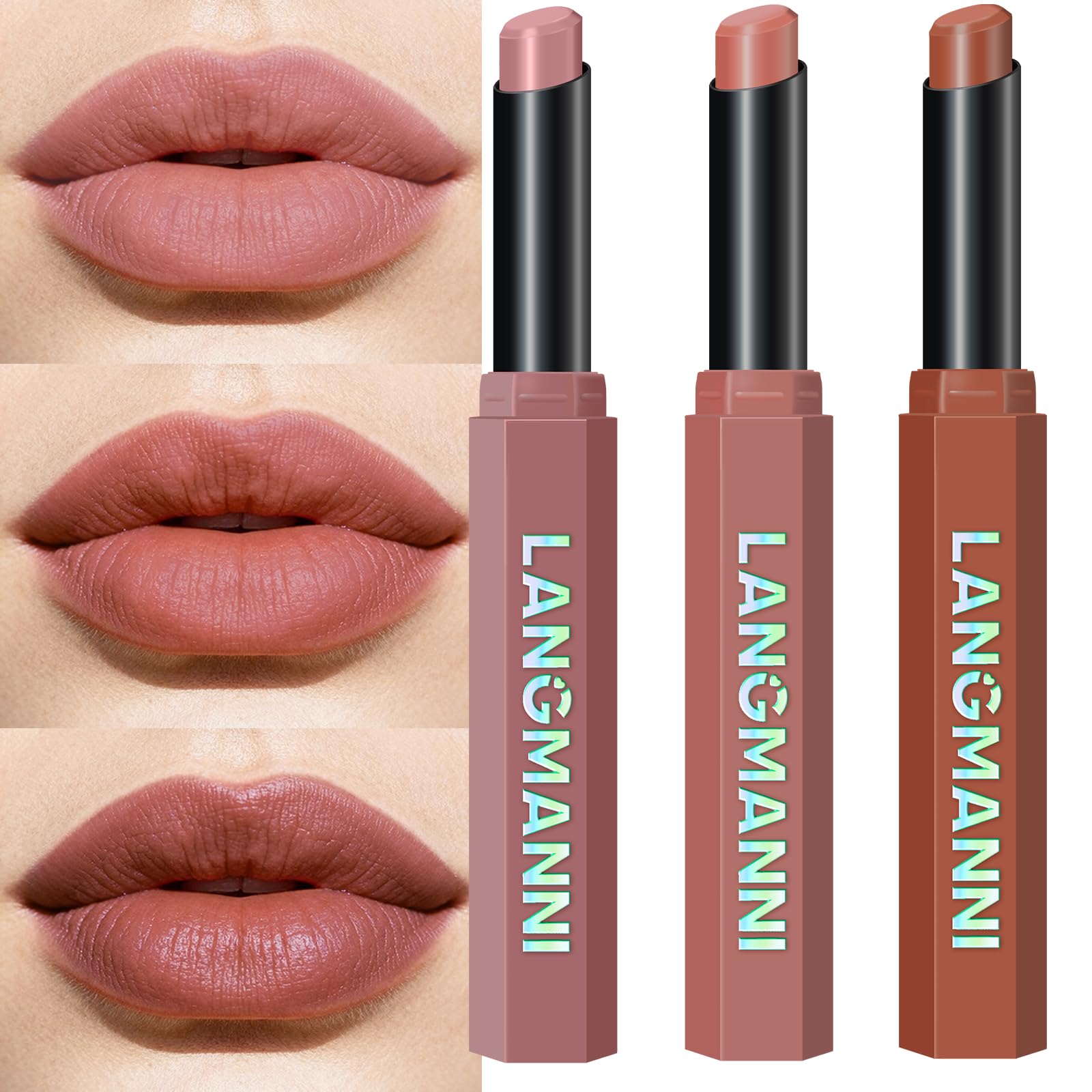 12-Color Velvet Matte Lipstick Set - Long-Lasting Shades -25
