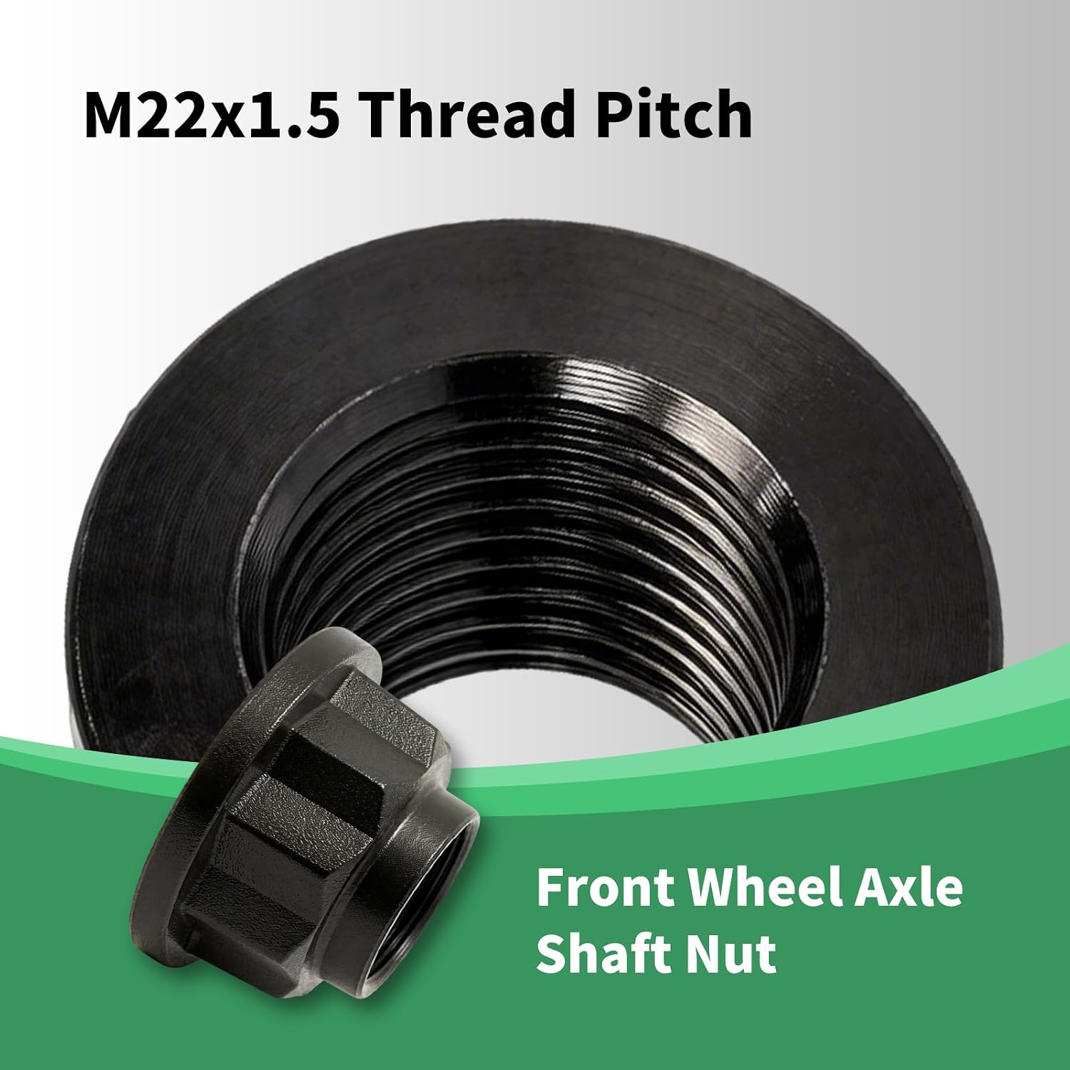 Front Wheel Axle Nut Driveshaft Spindle Nuts 90177-22001 90080-17238, Compatible with Toyota Camry Corolla Prius RAV4 Sienna Yaris, Lexus ES350 IS250 IS350 NX300 RX350 Scion 2Pcs