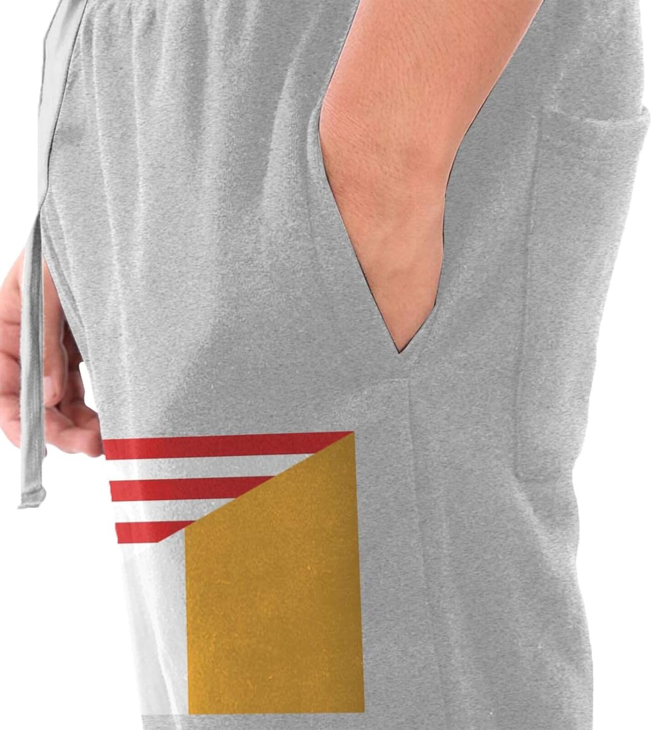 American Flag and Colombia Flag Men's Long Pants Athletic Running Pants Sports Pants