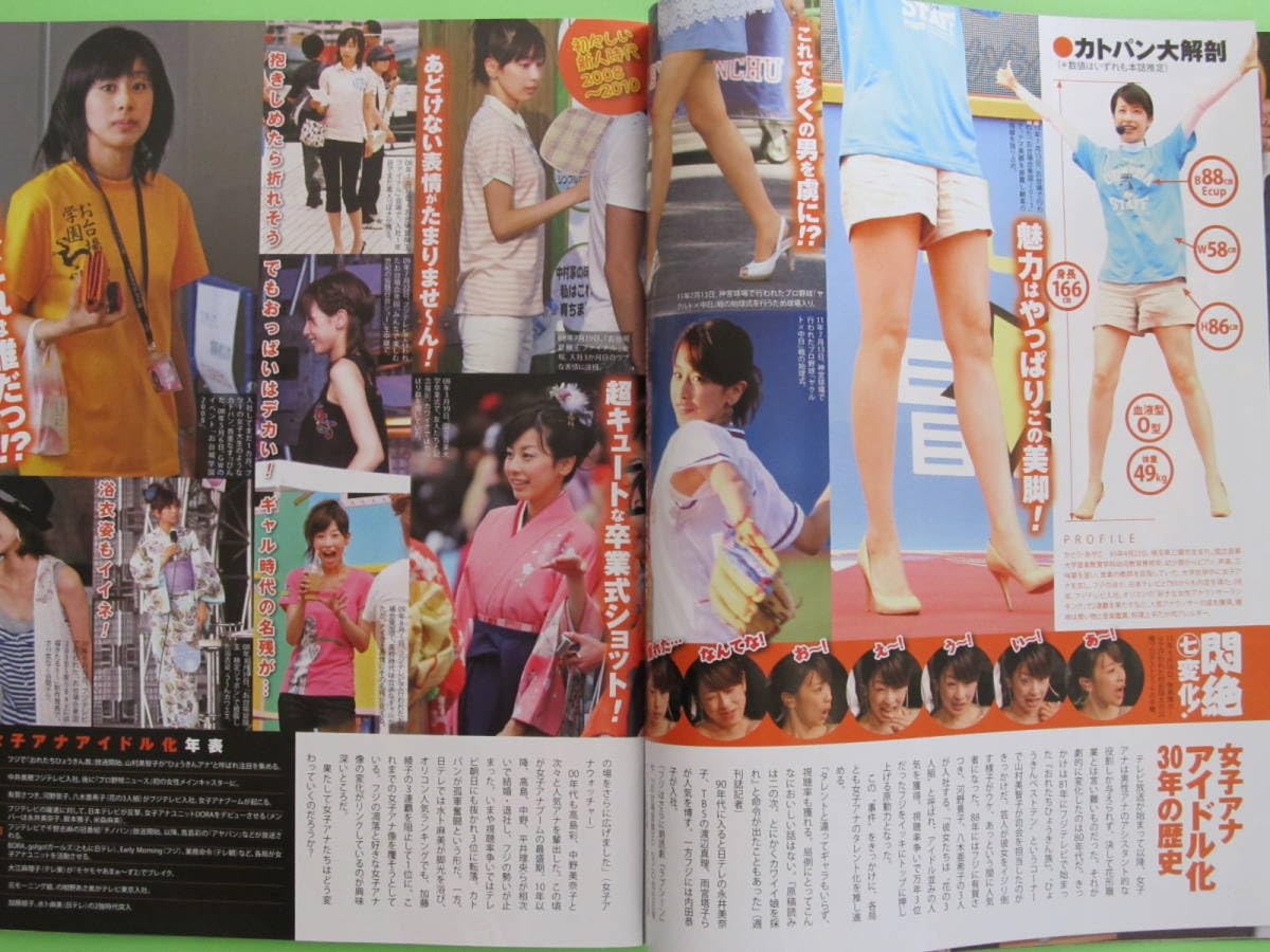 ▲限定1名様▲女子アナ▲加藤綾子▲切り抜きクリアブック2冊 △限定1名様△女子アナ△加藤綾子△切り抜きクリアブック2