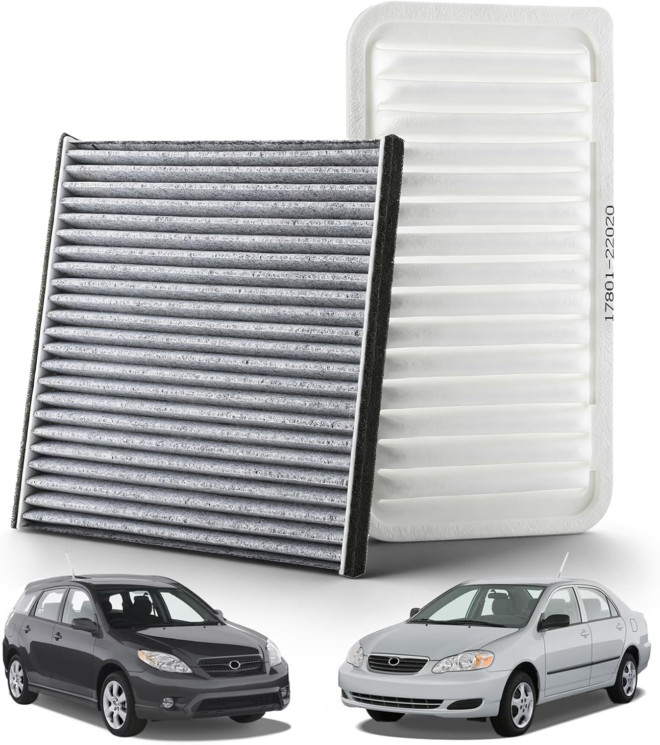 CA9482 Engine Filter CF10133 Cabin Air Filter Combo Set Fit for Toyota Corolla Matrix L4 1.8L 2003-2008