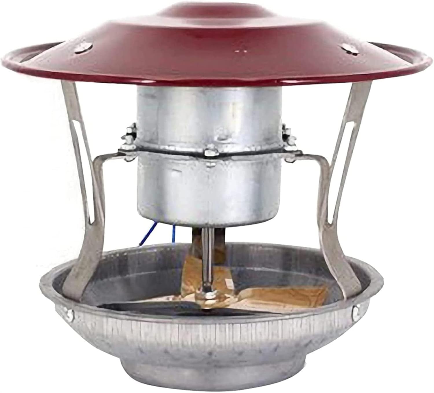 60W Chimney Fan, Fireplace Exhaust Fan for Flue Diameter 9-21cm, Draft Inducer Stove and Wood Burning Heater, Electric Smoke Evacuator