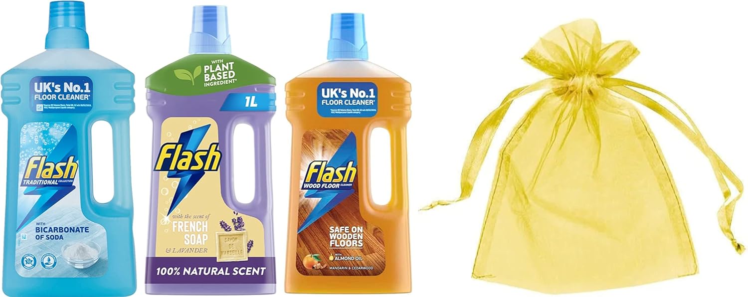 Flash All Purpose & Floor Cleaner Bundle Flash with Bicarbonate of