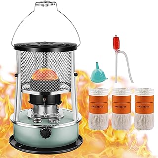Kerosene Heater,Kerosene Heaters for Indoor Use,2600W Heating power,15㎡ Heating range,Portable Heater for Indoor and Outdo...