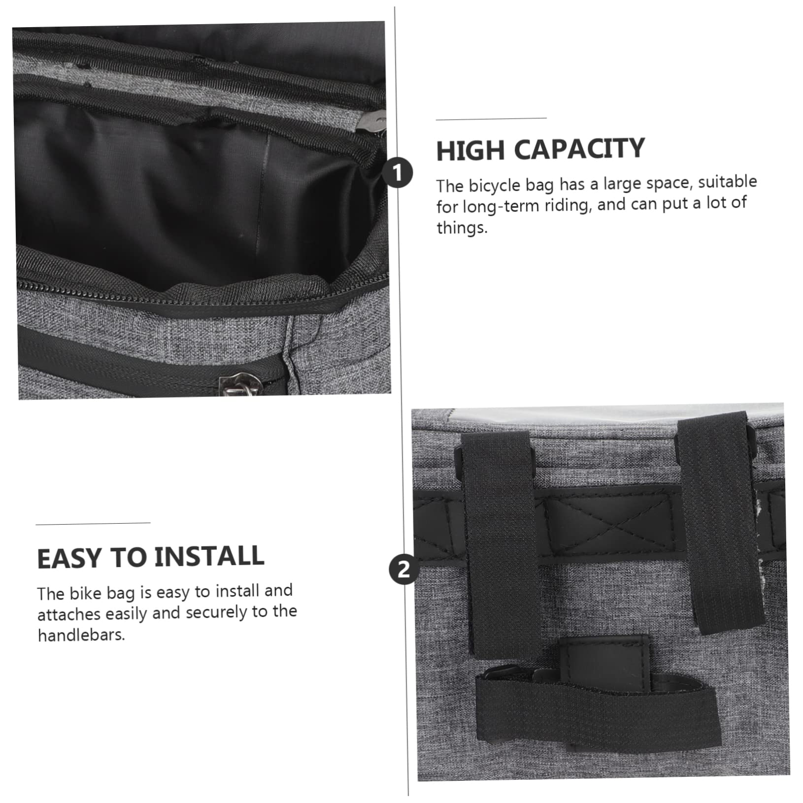 Anneome Borsa Da Manubrio Per Bicicletta Per Cellulare Portabottiglie Portaoggetti Portatile Tasche in Rete Accessorio Per Mountain Bike