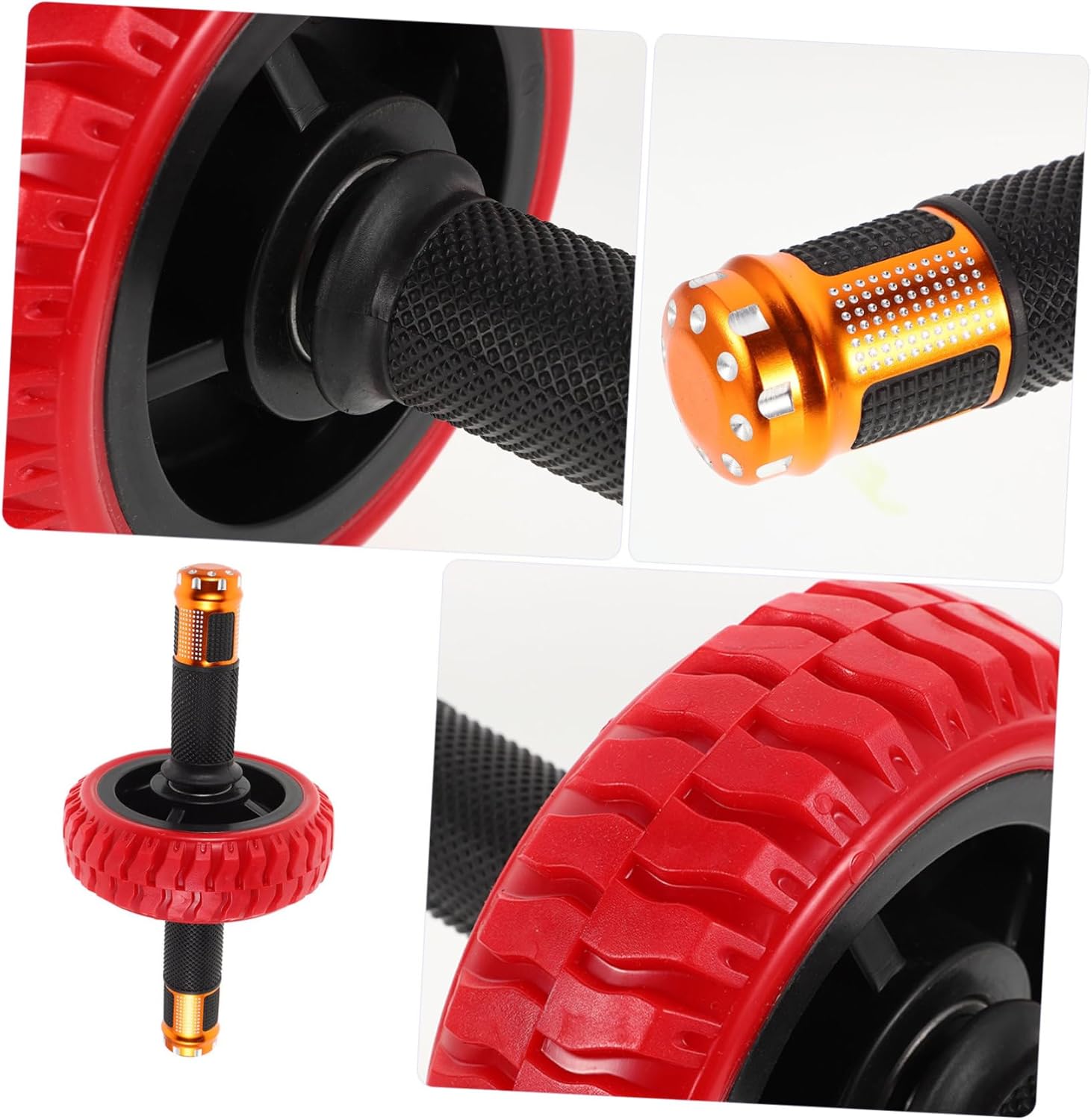 Alipis Portable Ab Roller Wheel Core Workout with Powerful Spring Resistance for Comprehensive Abdominal Training High-strength Construction Home Gym Fitness Equipment for Men and Women