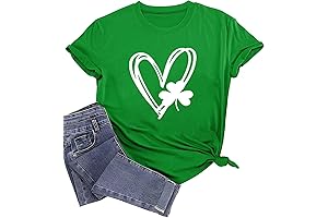 Enchanting Shamrock Tee: Celebrate Irish Pride with Style